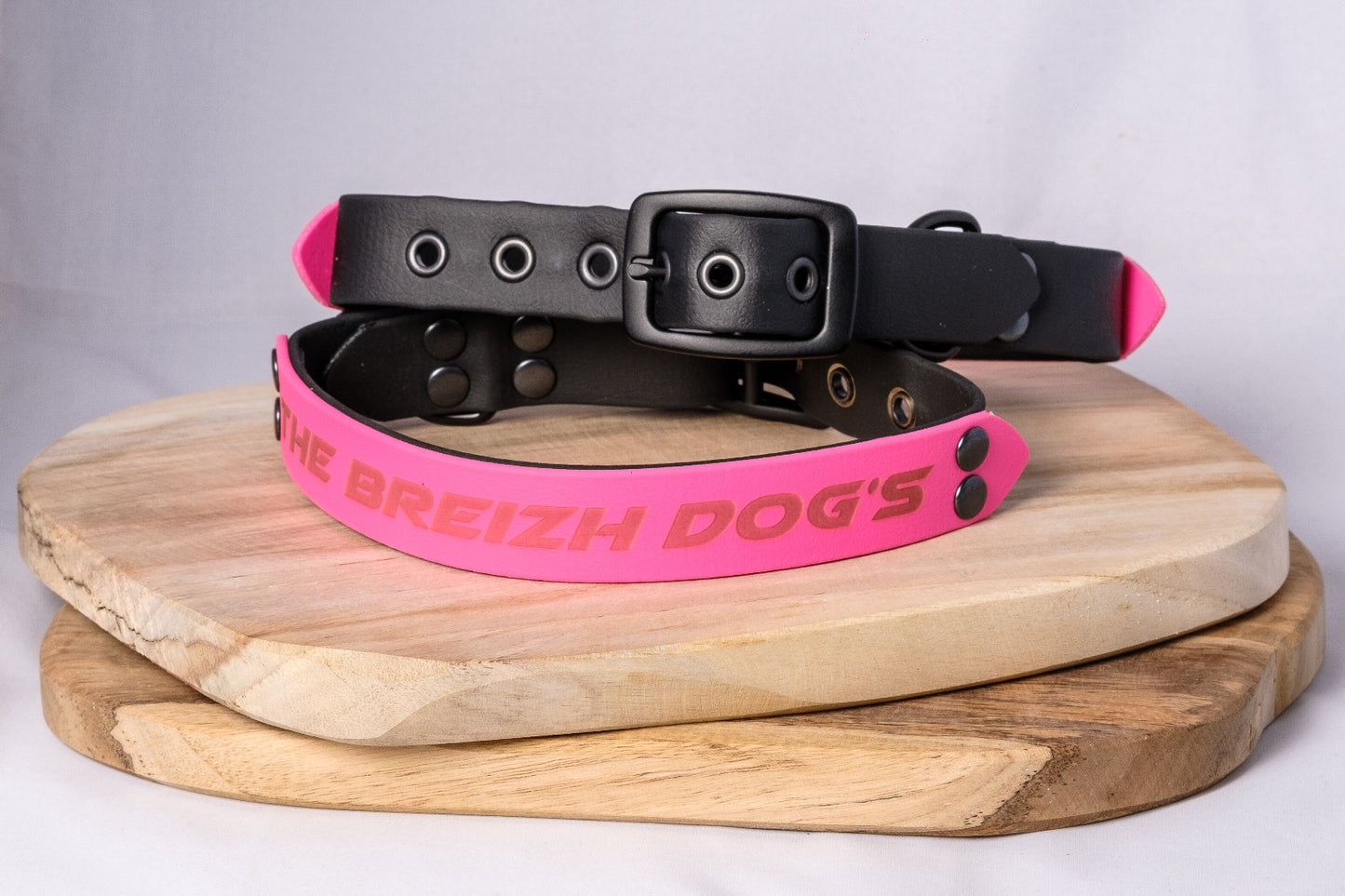 Collier BIOTHANE BiColore personnalisé - 16mm