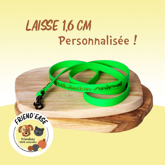 Laisse BIOTHANE personnalisée - 16mm