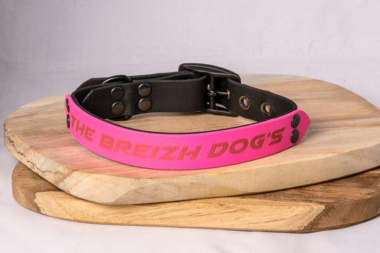 Collier BIOTHANE Bicolore personnalisé - 25mm