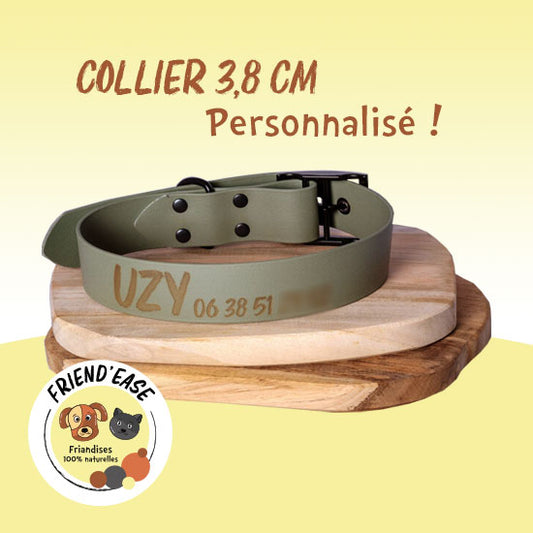 Collier BIOTHANE personnalisé - 38mm